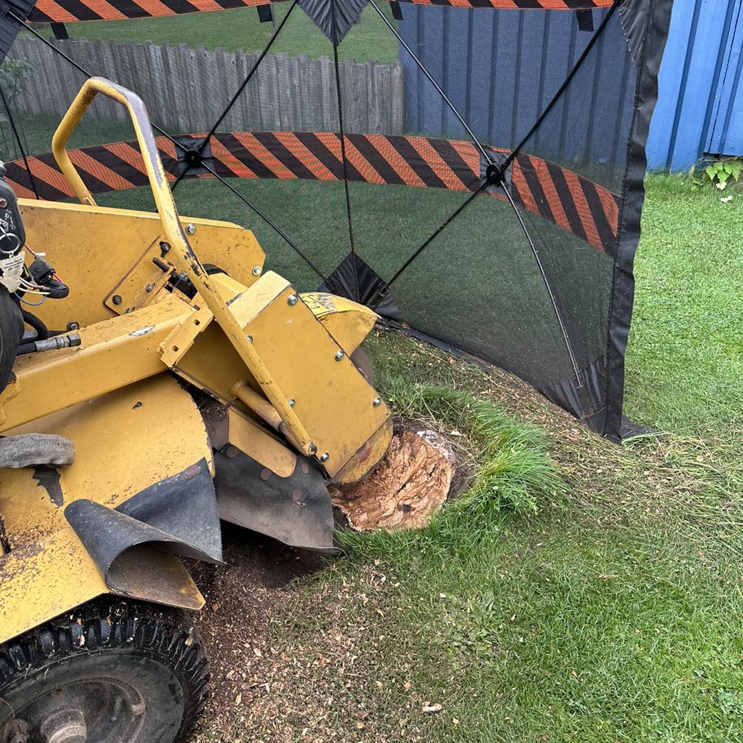 Stubbe efter fräsning